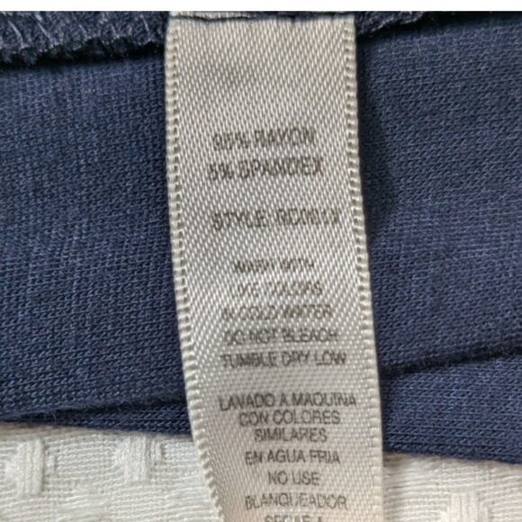 Sofra Open Front Cardigan Blue Long Sleeve Lightweight Layering Top Womens - Picture 3 of 4